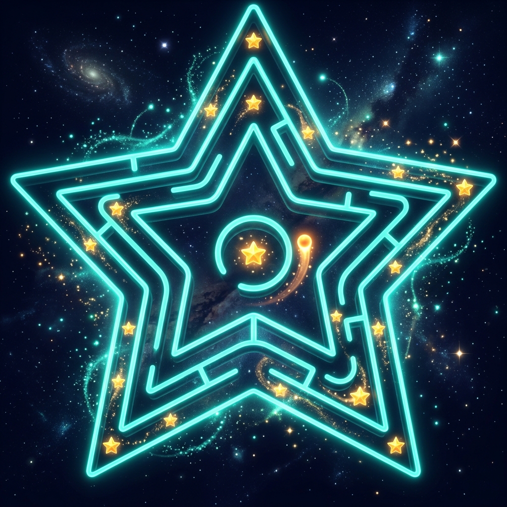 A-Maze-Ing Game Star Maze Preview
